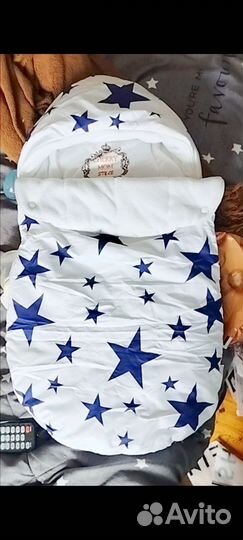 Теплый конверт в коляску на весну-осень