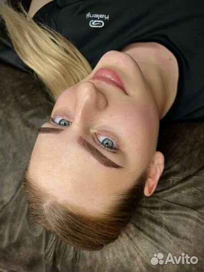 Перманентный макияж бровей губ и век татуаж