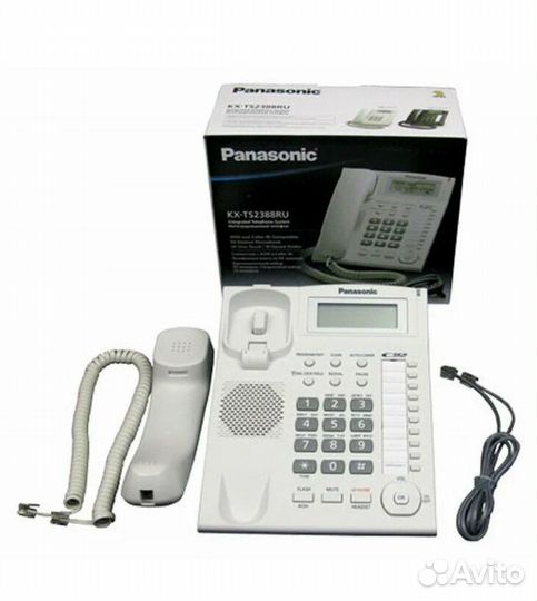 Телефон проводной Panasonic KX-TS2388RUB