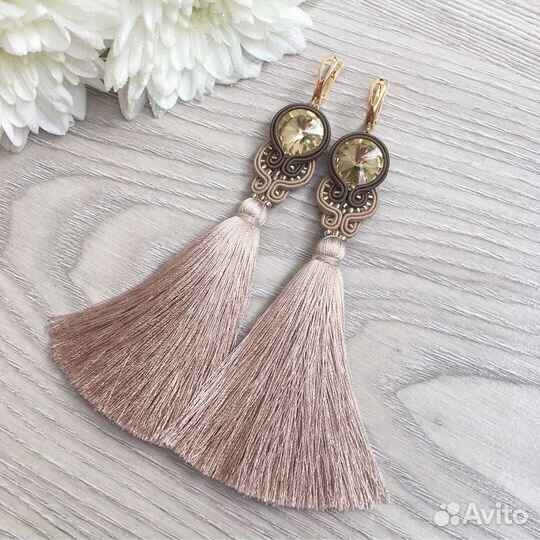 Серьги кисти