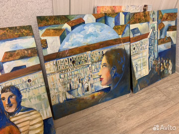 Картина триптих