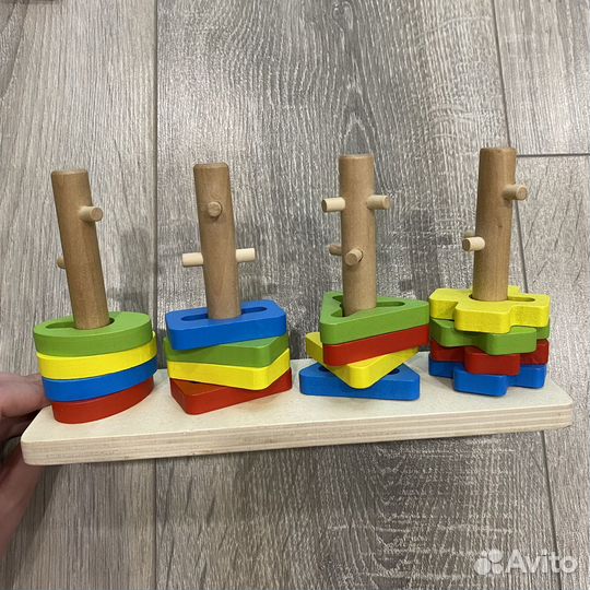 Развивающие деревянные игрушки
