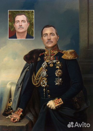 Портрет на холсте