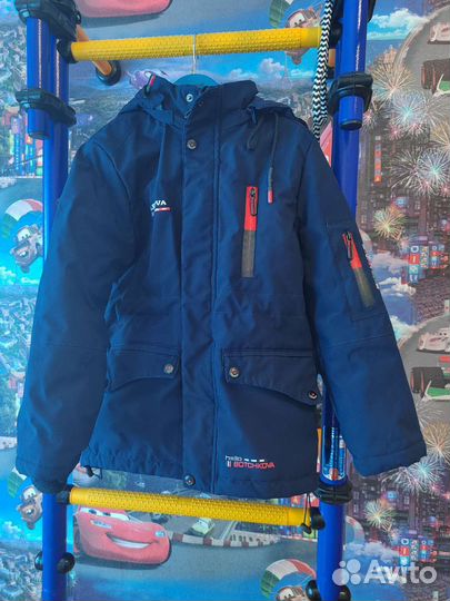 Парка куртка весна для мальчика 140