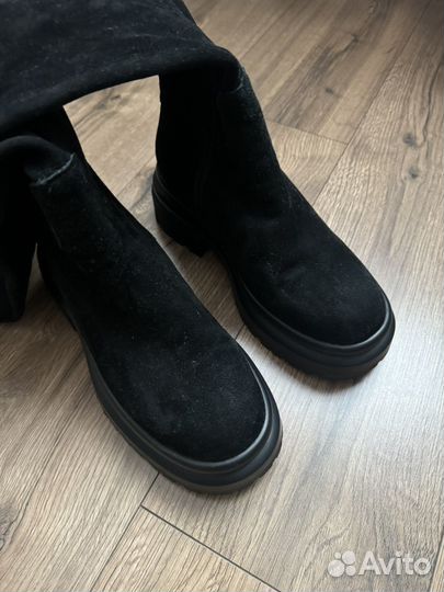 Сапоги зимние ботфорты 38р