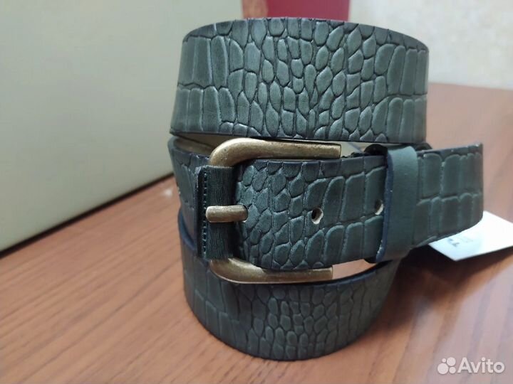 Ремень мужской кожаный