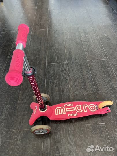 Самокат micro mini deluxe 3 в 1, розовый