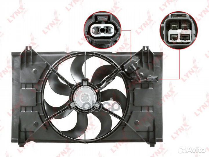 Вентилятор радиатора с кожухом LCV RF1415 lynxauto