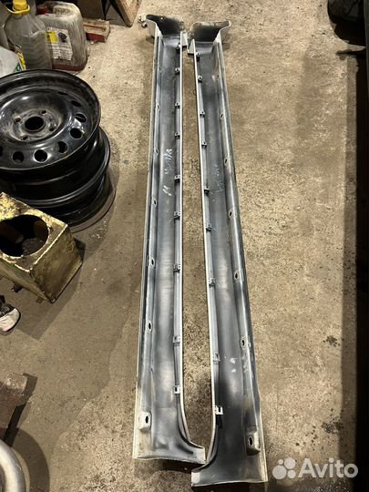 Накладки молдинги порогов land cruiser 200