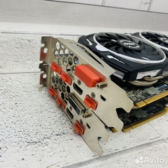 RX 580 4GB MSI armor 2 шт