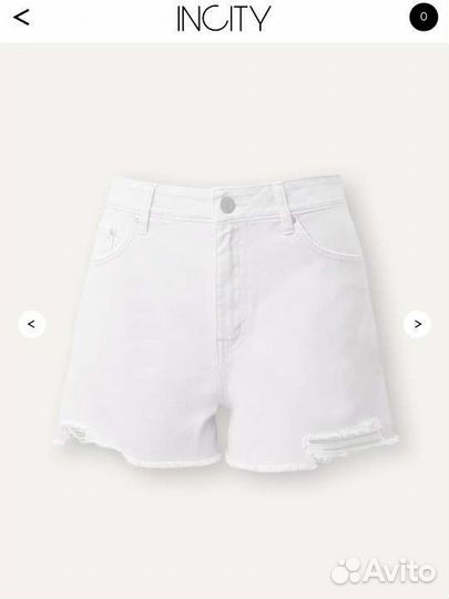 Шорты insity бел/чёр