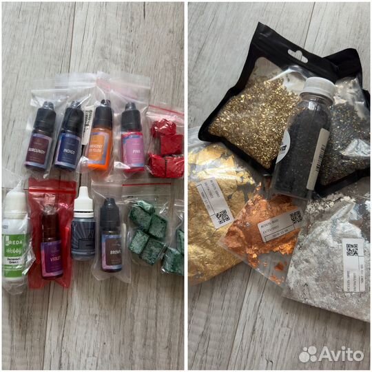 Силиконовые формы, фитили для свечей, гипс