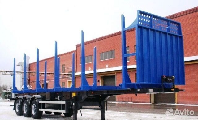 Полуприцеп лесовоз (сортиментовоз) Авиком 98713-01, 2024