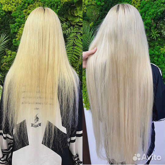 Наращивание биопротеиновыми волосами