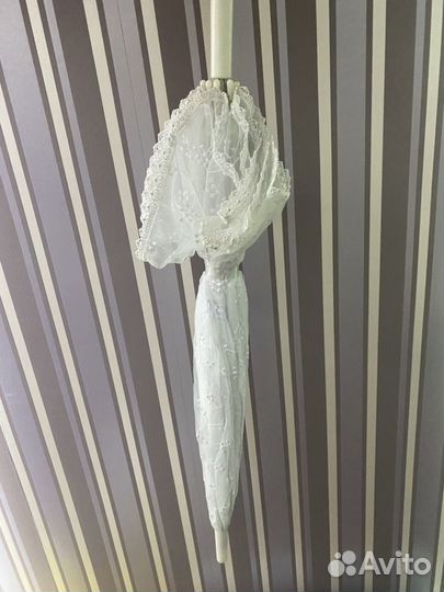 Зонт свадебный ручной работы