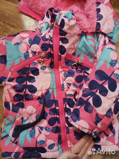 Куртка для девочки зима 98