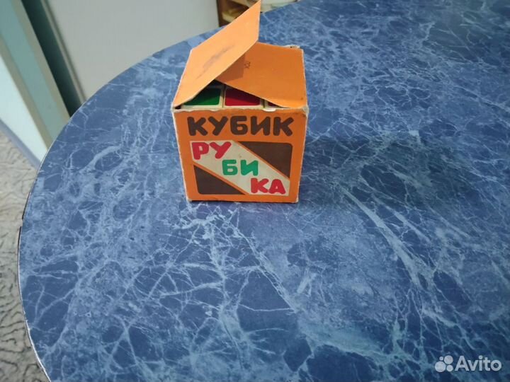 Кубик рубика СССР с коробкой