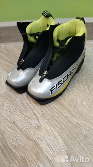 Лыжные ботинки детские fisher размер 30