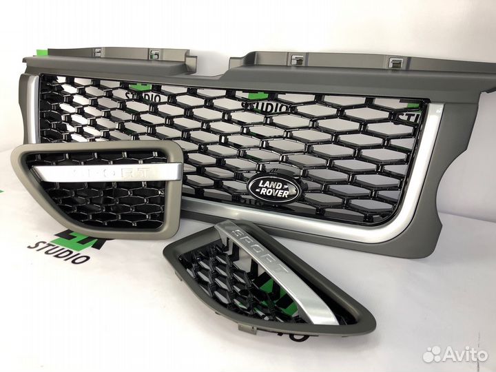 Комплект решеток Range Rover Sport 2005-09 черная