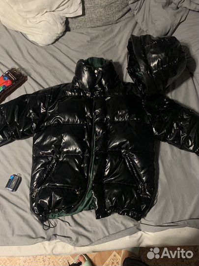Пуховик глянцевый
