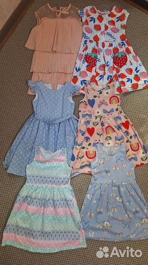 Бронь. Летняя одежда на девочку, размер 116-122
