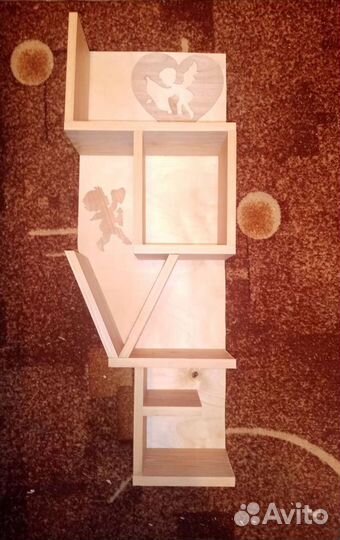 Полка настенная love