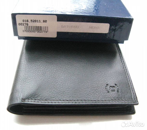 Бумажник*Италия*Нат.Кожа*110х145 мм*Новый/Коробка