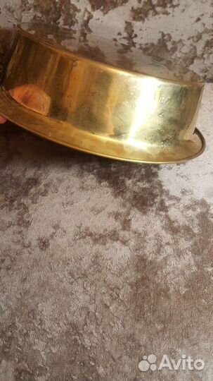 Латунный таз для варенья