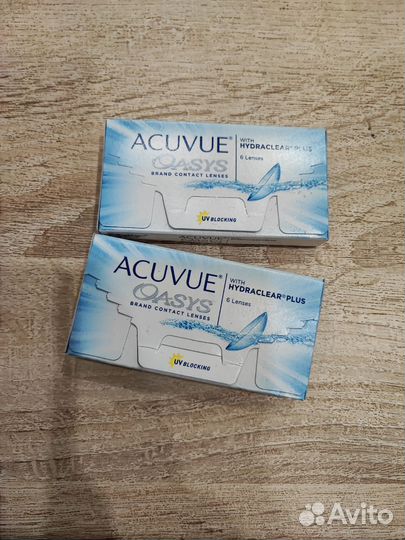 Линзы контактные acuvue oasys двухнедельные 10 шт