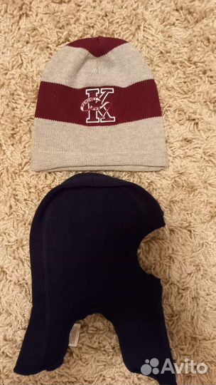 Шапки 46-48: reima, kaminey, перчатки новые