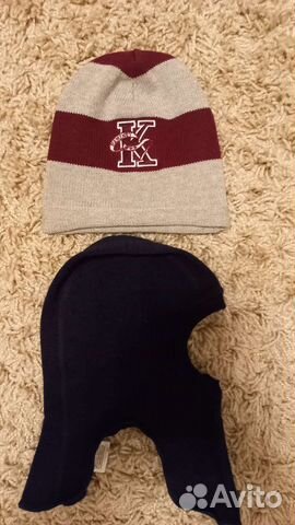 Шапки 46-48: reima, kaminey, перчатки новые