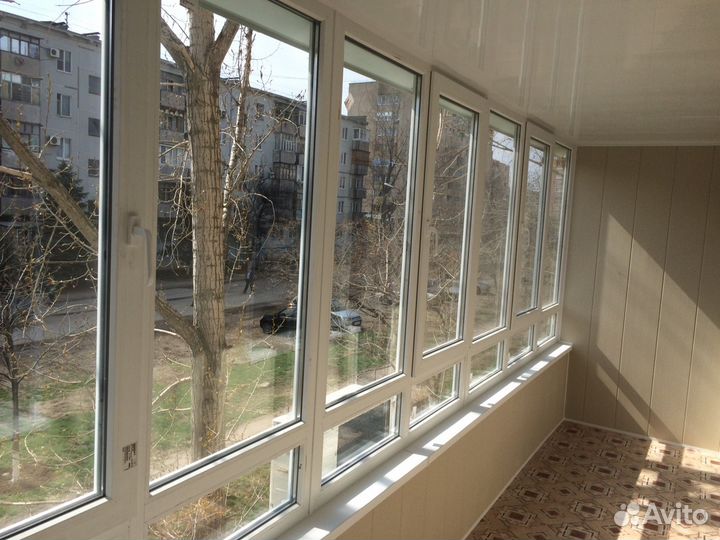 Отделка и остекление балконов, лоджий