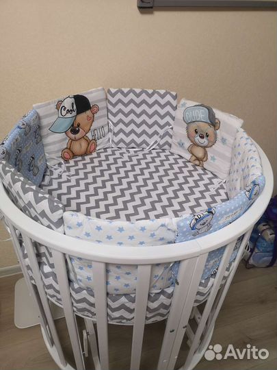 Кровать-трансформер 9 в 1 с матрасами