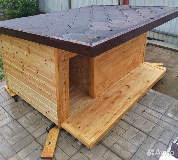 Будка для собаки утепленная