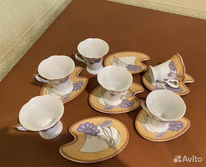 Yamasen gold collection 24ct Чайный сервиз