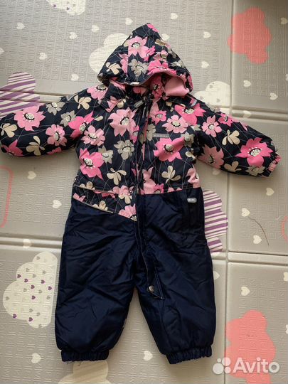 Зимний комбинезон для девочки 80 86