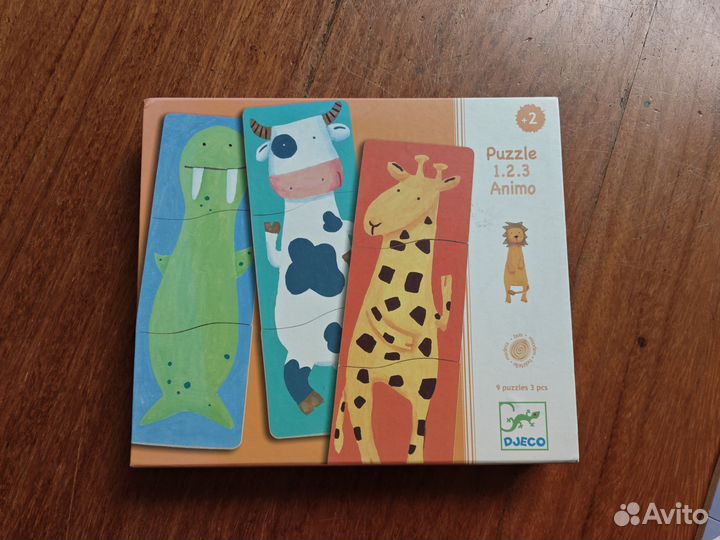 Пазл djeco 1.2.3 animo
