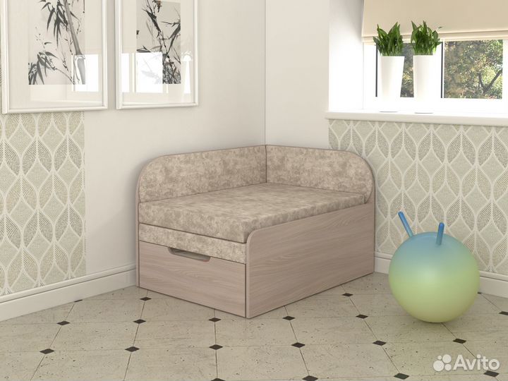 Кровать-диван Малютка Бежевый
