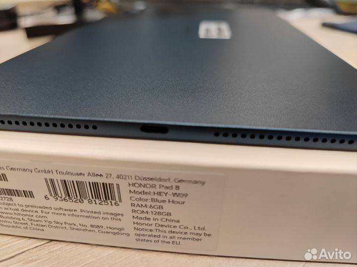 Планшет honor Pad 8 6\128 GB