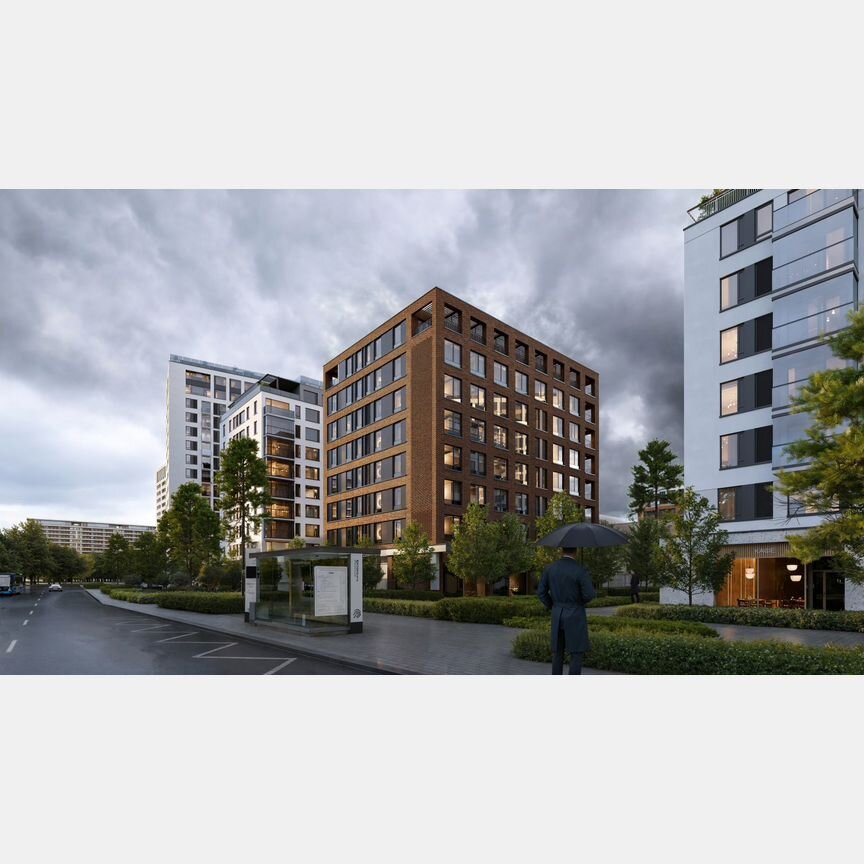 2-к. квартира, 77,5 м², 6/15 эт.