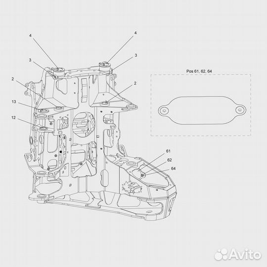 Втулка Komatsu 5079983