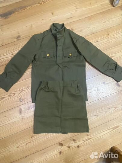 Детская военная форма для девочки 104