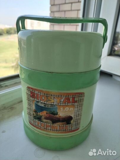 Термос стеклянный