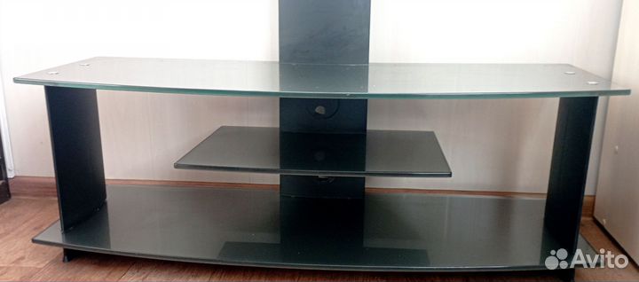 Тумба стеклянная под тв