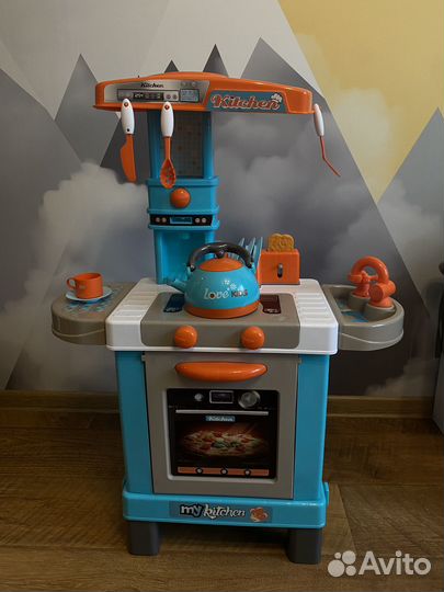 Детская кухня с набором продуктов