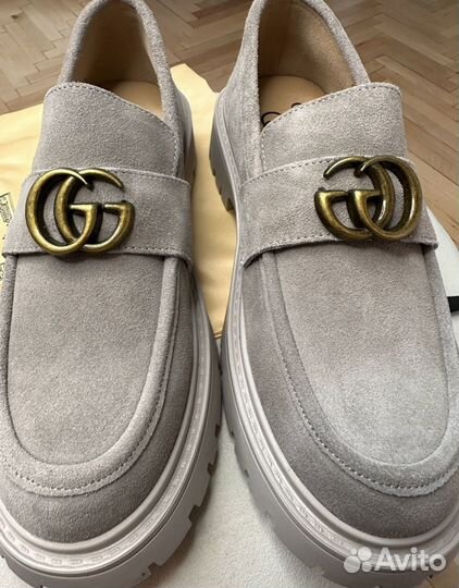 Лоферы слипоны gucci 38