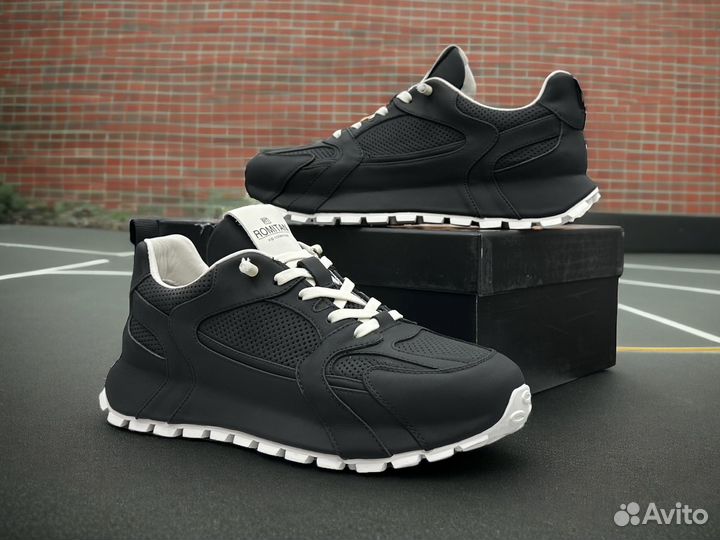Кроссовки мужские кожаные 45-48