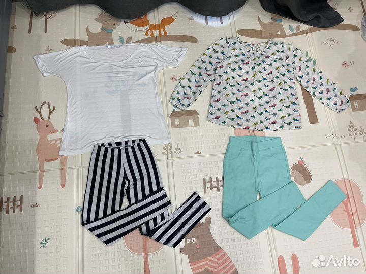 Фирменные вещи пакетом на девочку 122 128