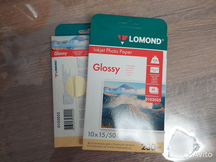 Фотобумага lomond 230 gsm 10x15 glossy
