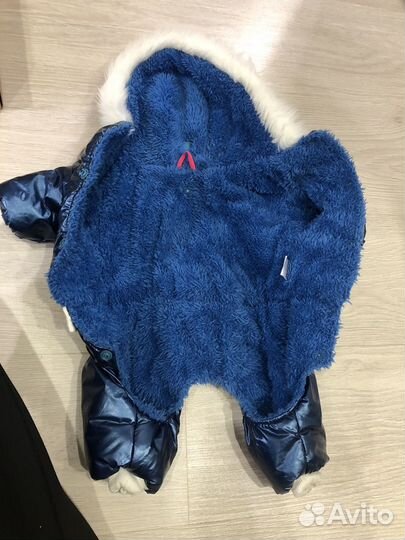 Зимний комбинезон для маленькой собаки